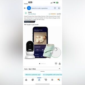 Brand new owlet still in box